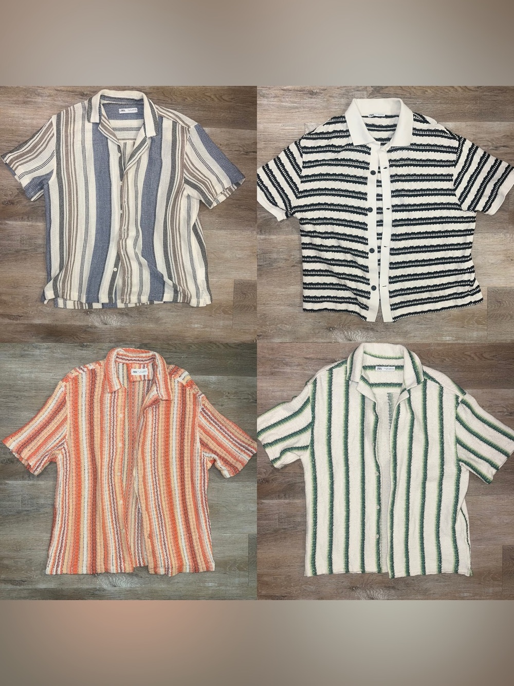 Lot of 4 Zara shirts